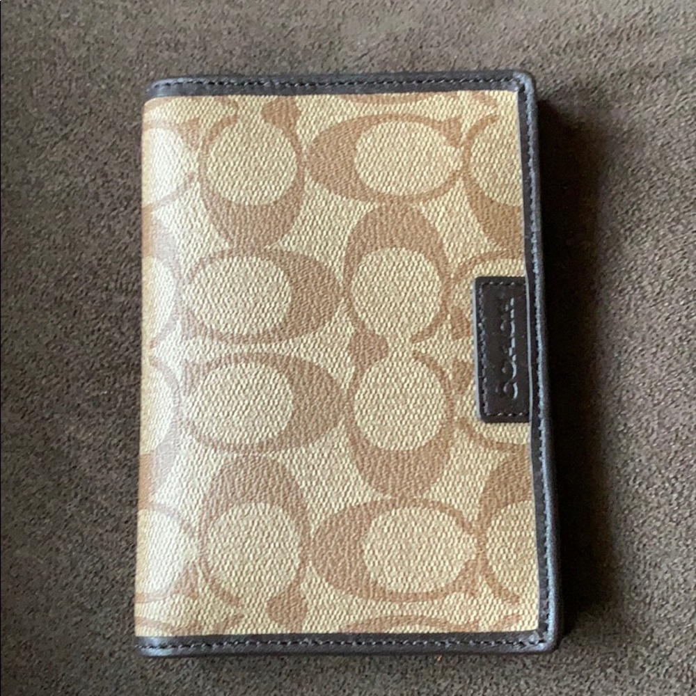 Coach Logo Passport Cover